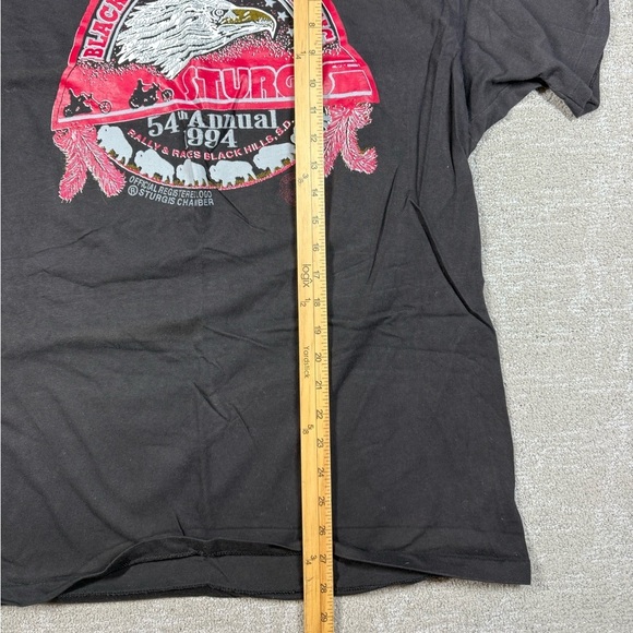Vintage 1994 Sturgis Black Hills Motorcycle Rally Single Stitch T-Shirt Size XL - Picture 7 of 9
